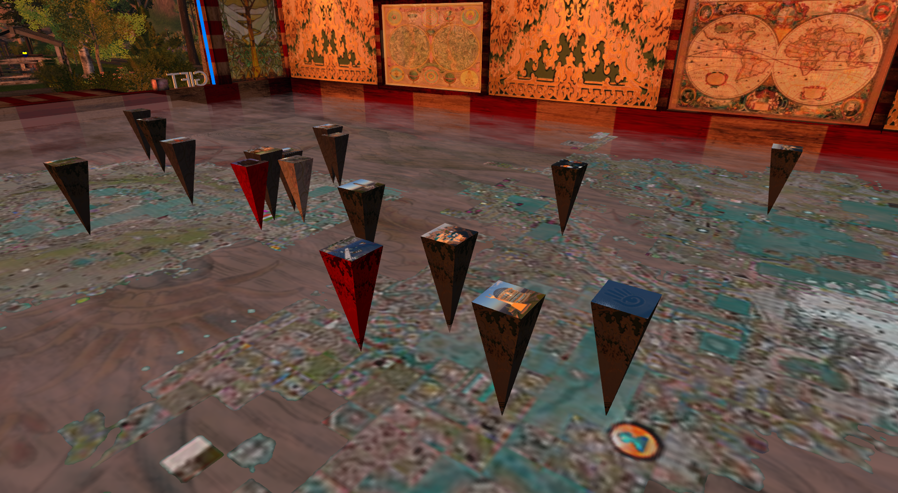 SL 17 Birthday Exhibit . first map gallery . 2020