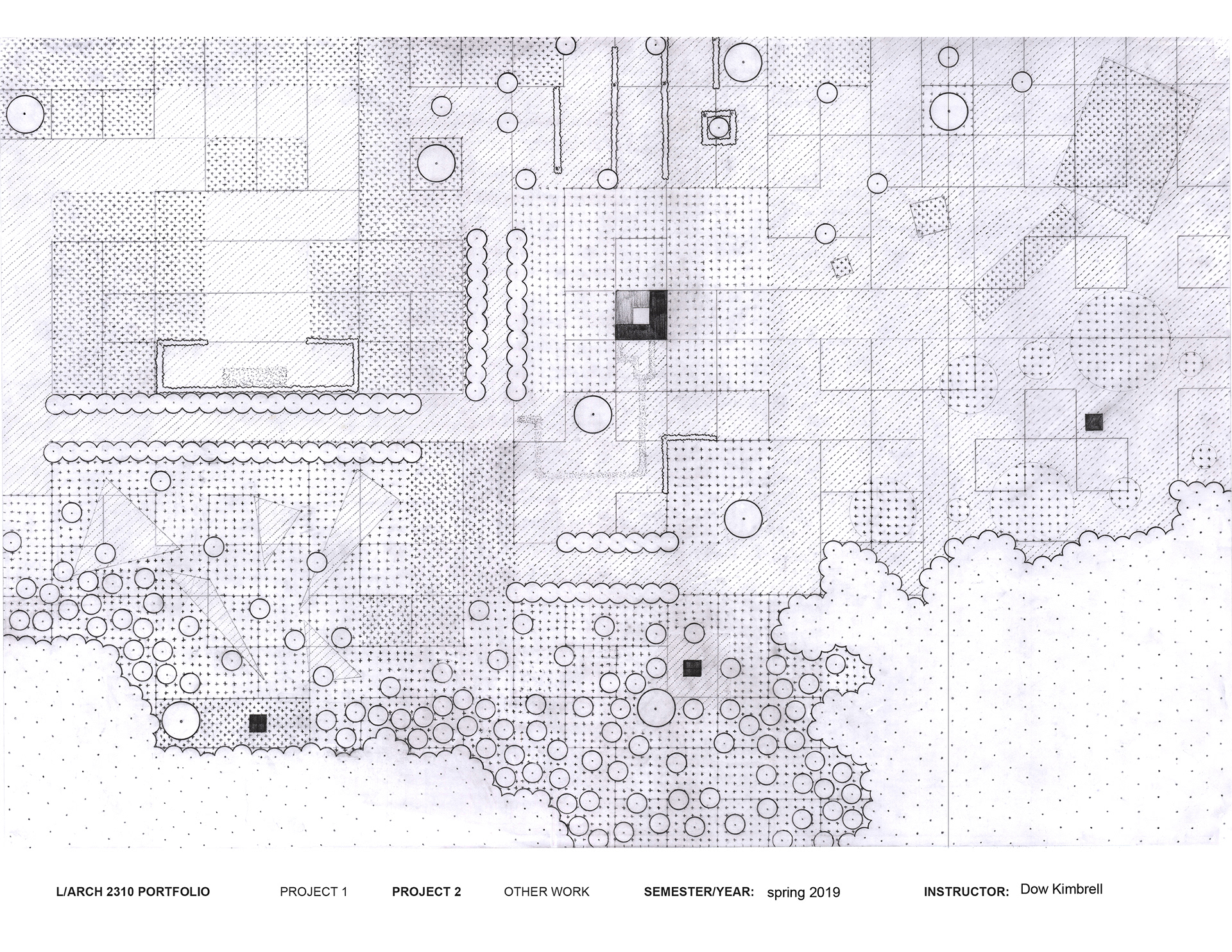 Final plan view drawing.