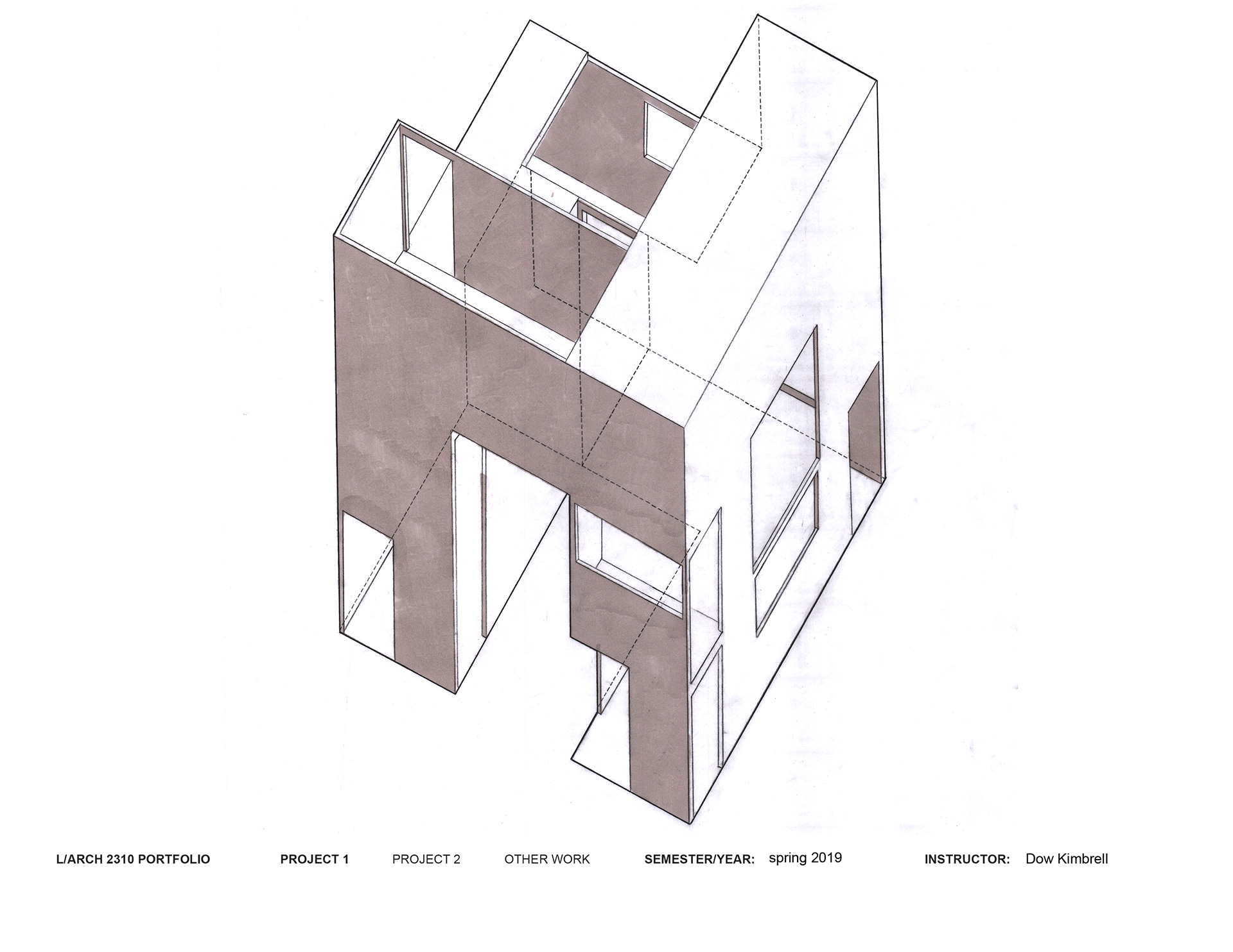 Final isometric drawing.