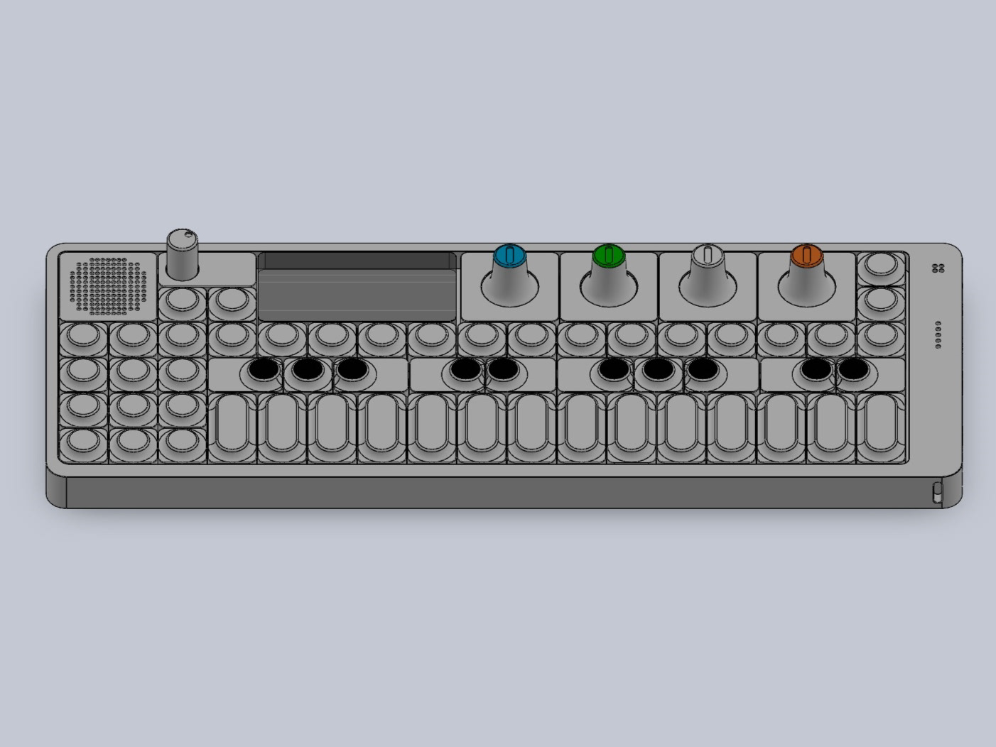OP-1 Synthesizer model.