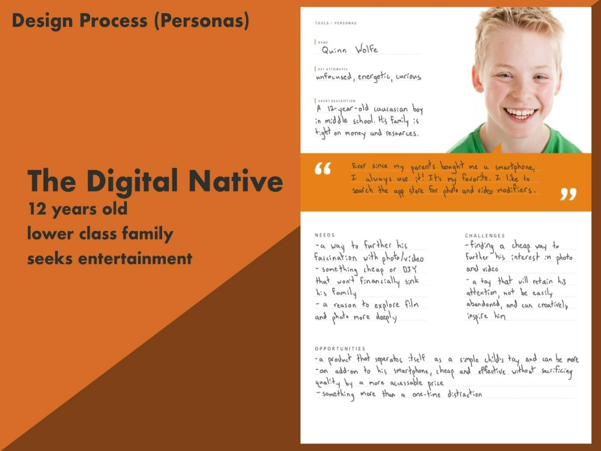 Persona: The Digital Native.