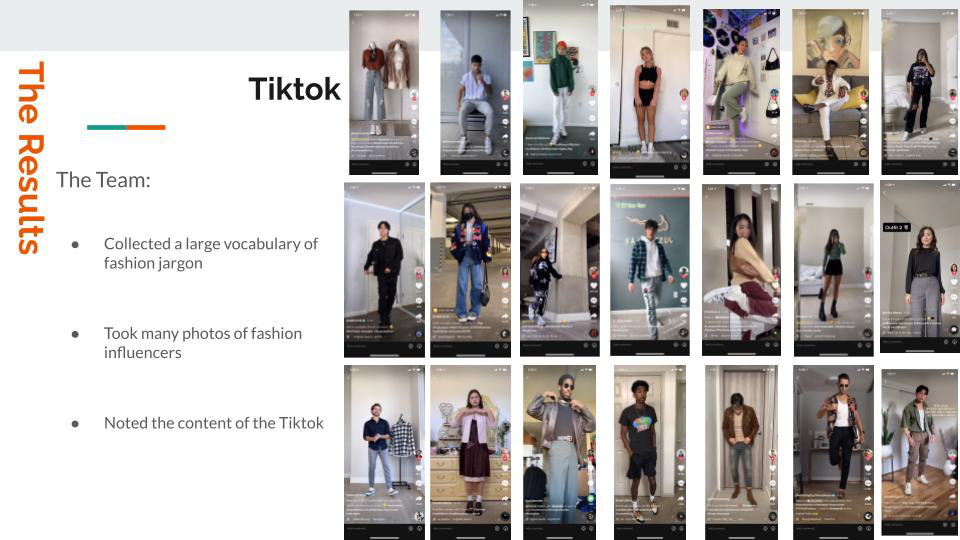 TikTok Fashion influencers showing their styles.