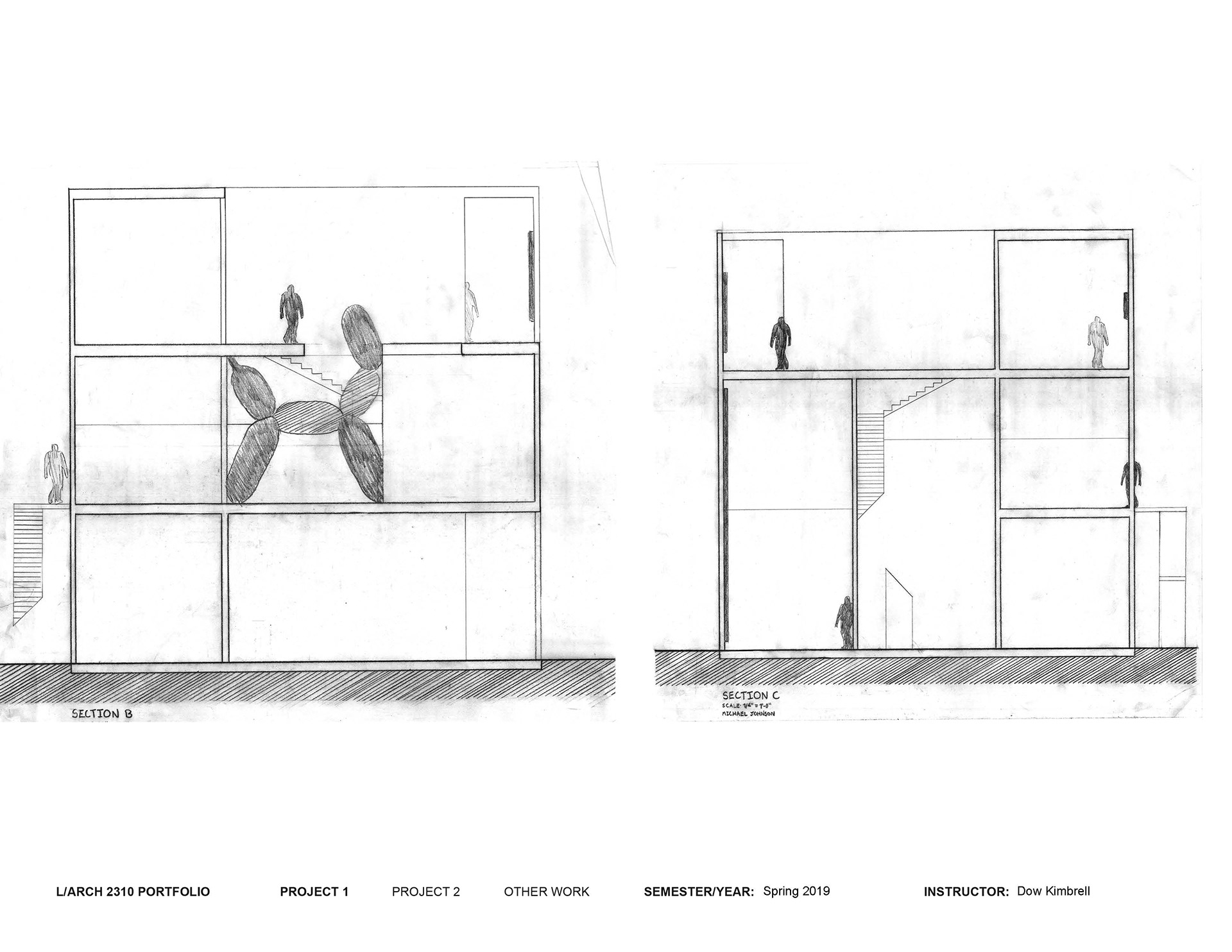 Section view drawings.