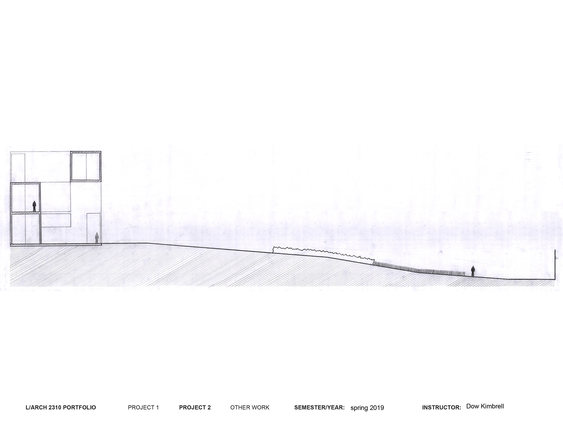 Section view drawing.