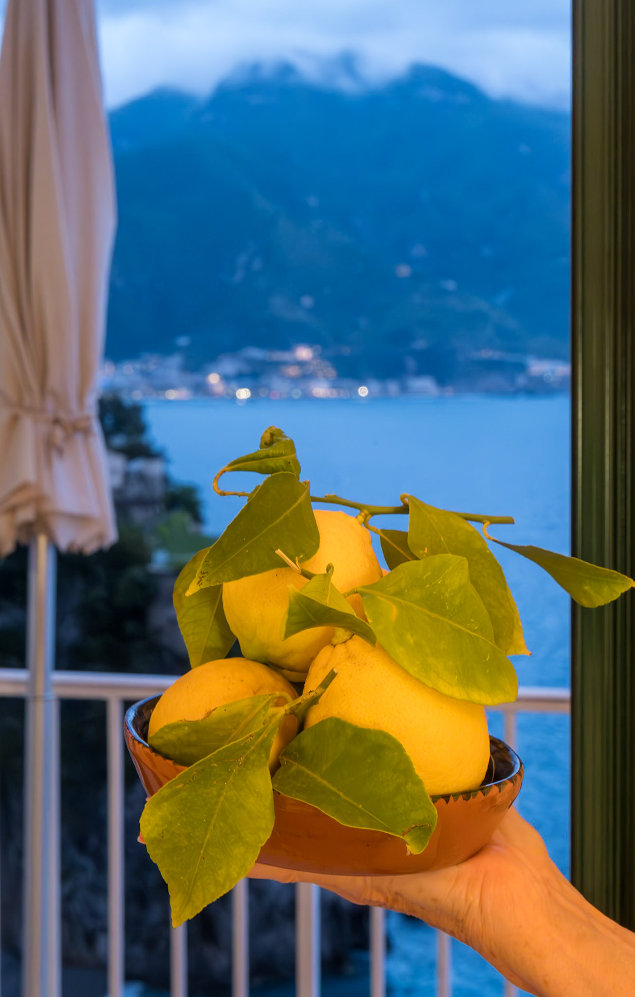 Local lemons stocked in our little apartment