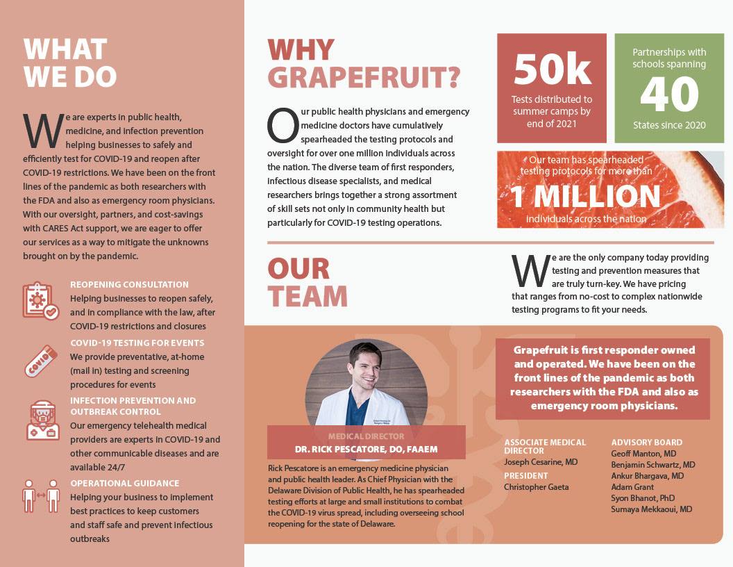 Grapefruit Trifold Brochure side 2