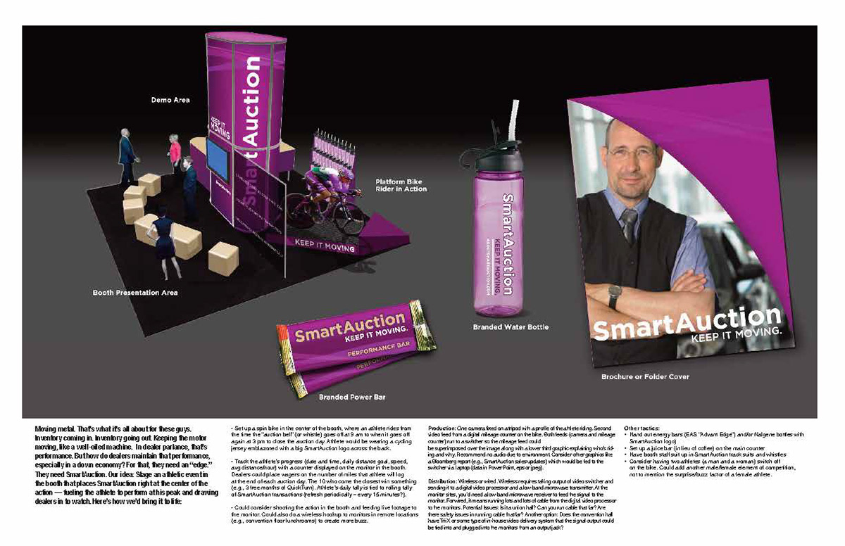 Branded Booth Concept board