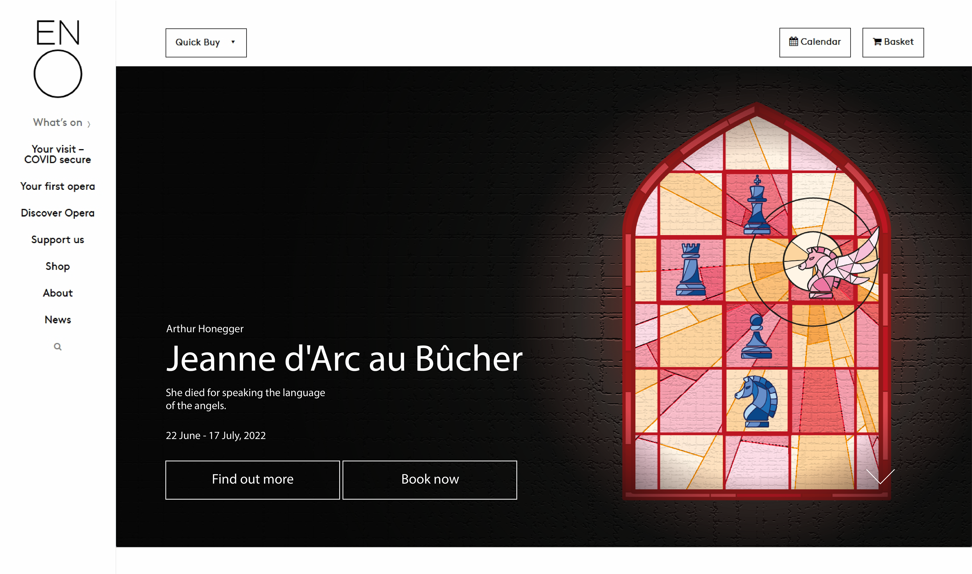 Sample of the Homepage