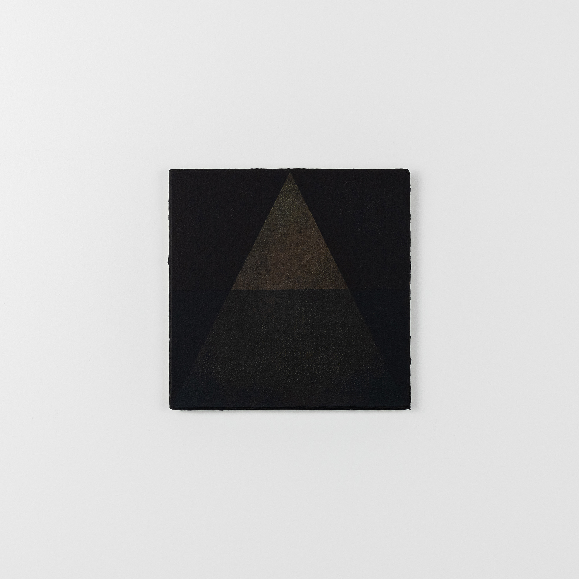 Veld van verbondenheid 03, olieverf op verlijmd Hahnemühle papier, 16 x 16 cm