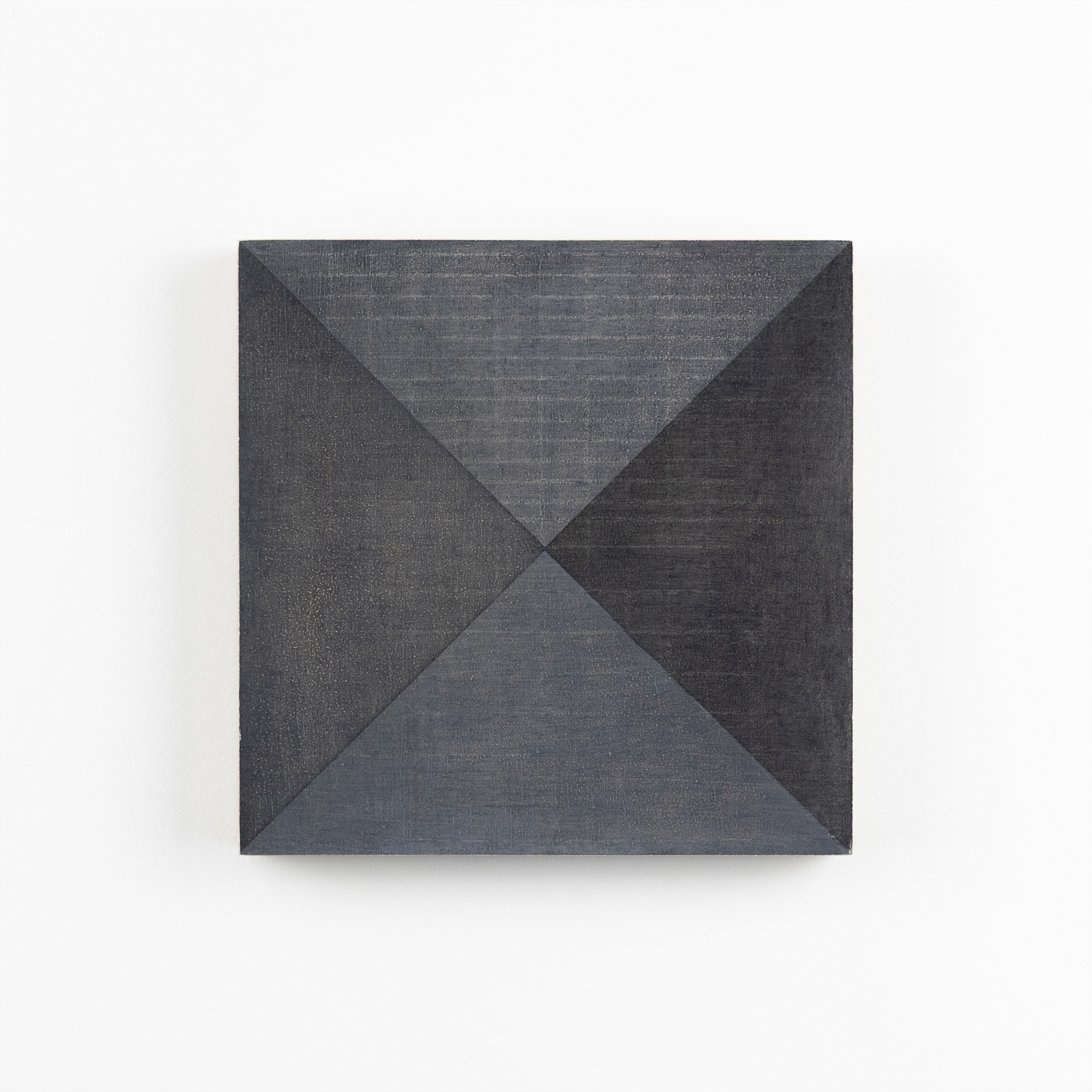 Veld van verbondenheid 10, olieverf op multiplex, 15 x 15 cm