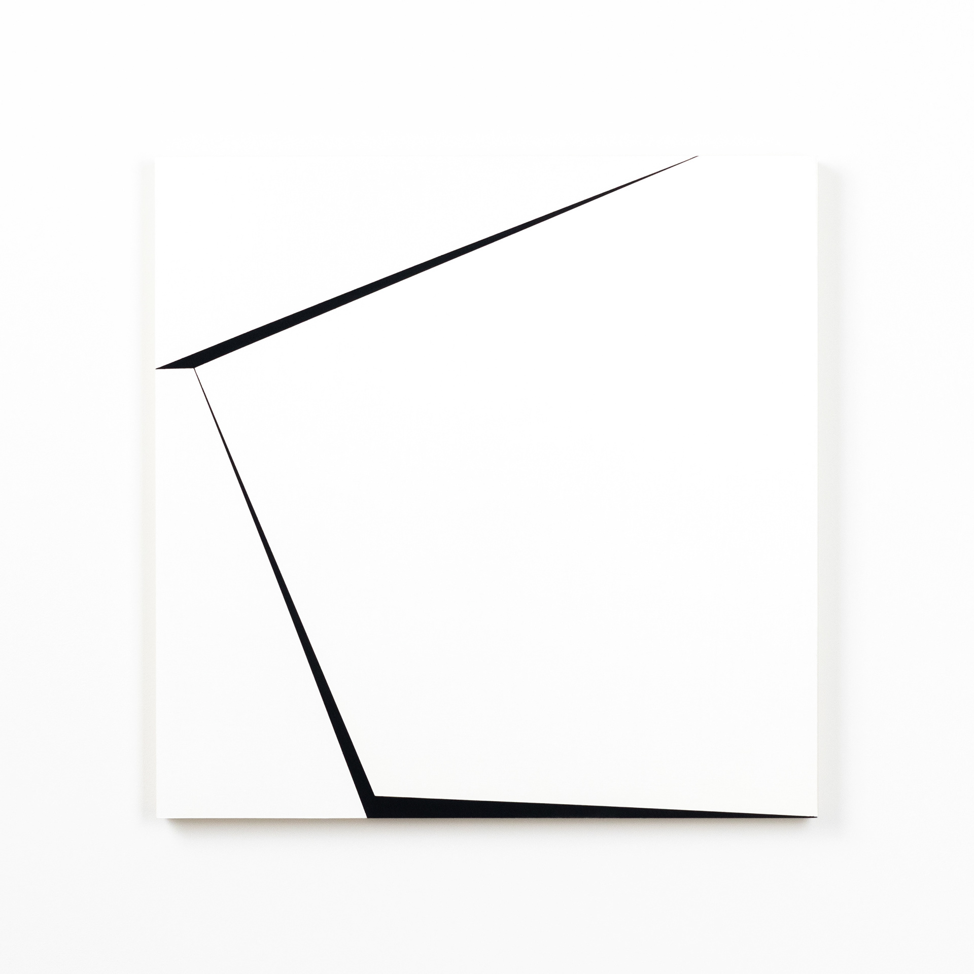Colonnade #27, olieverf op multiplex, 44 x 44 x 3 cm, 2020