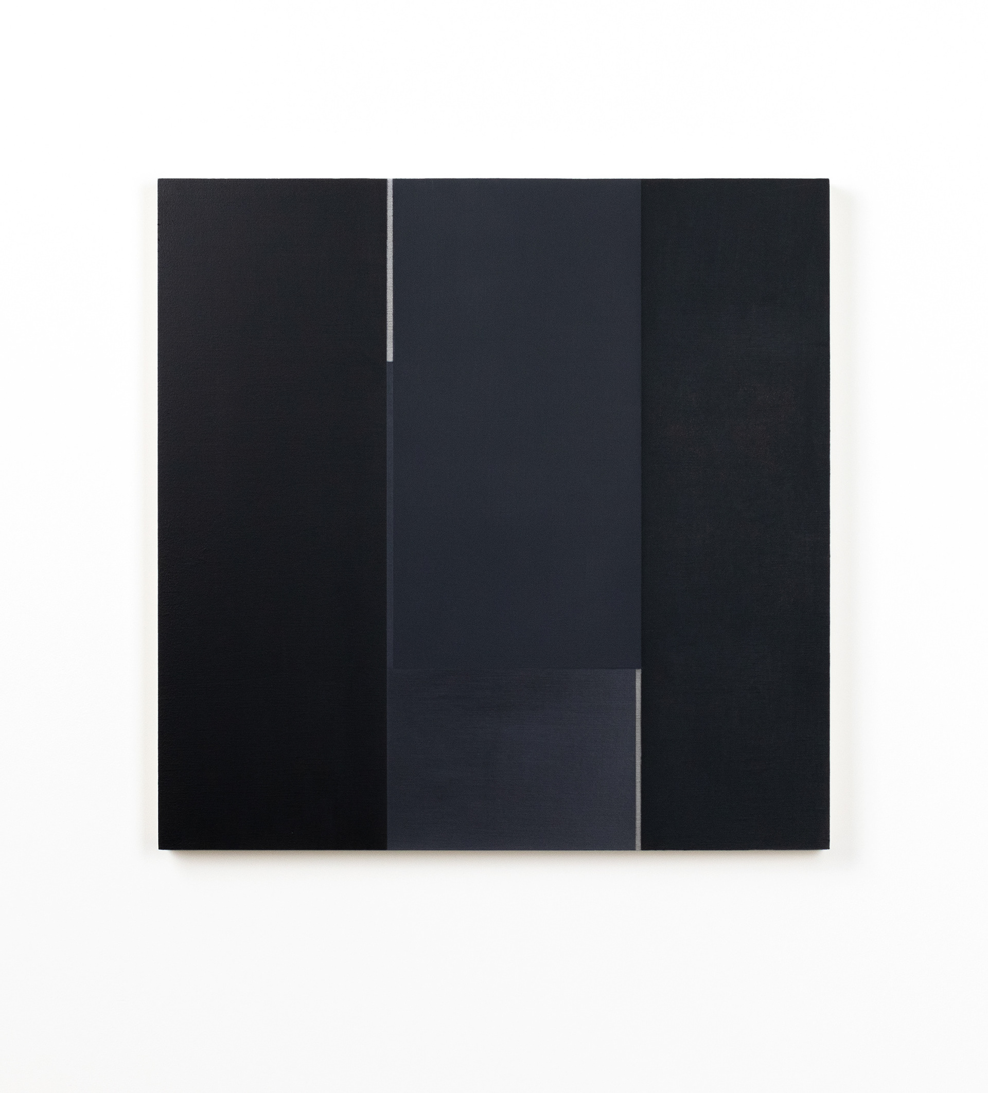 Colonnade #03, olieverf op multiplex, 44 x 44 x 3 cm, 2021