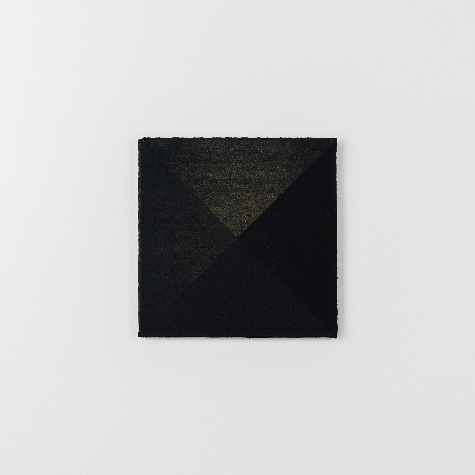 Veld van verbondenheid 01, olieverf op verlijmd Hahnemühle papier, 16 x 16 cm