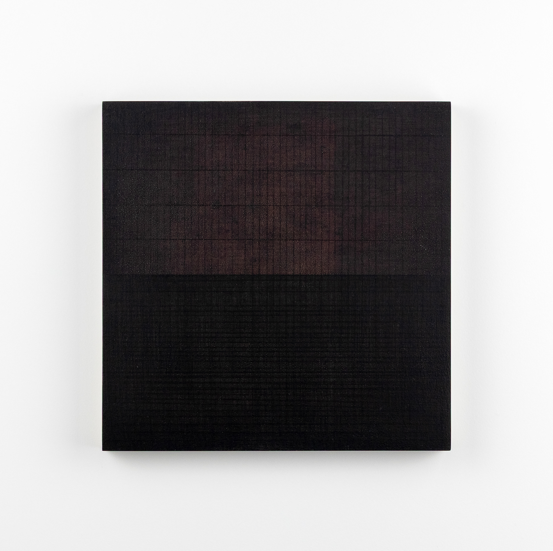 Veld van verbondenheid 14 ,olieverf op verlijmd Hahnemühle papier, 16 x 16 cm