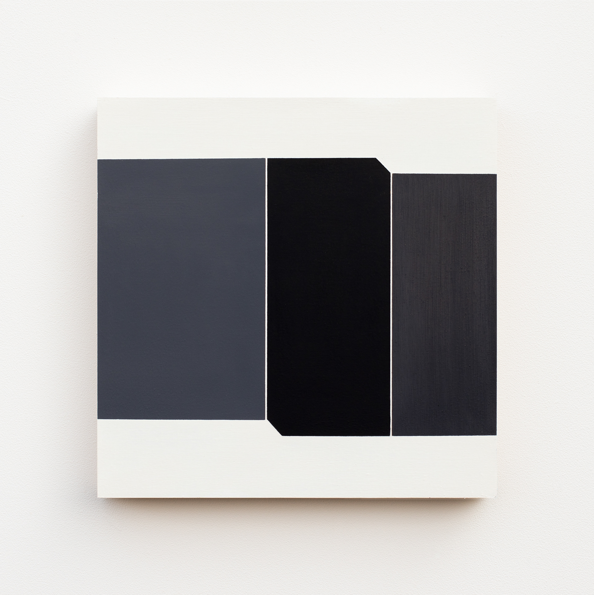 Foundation #10, olieverf op multiplex, 26 x 26 x 3,6 cm, 2019
