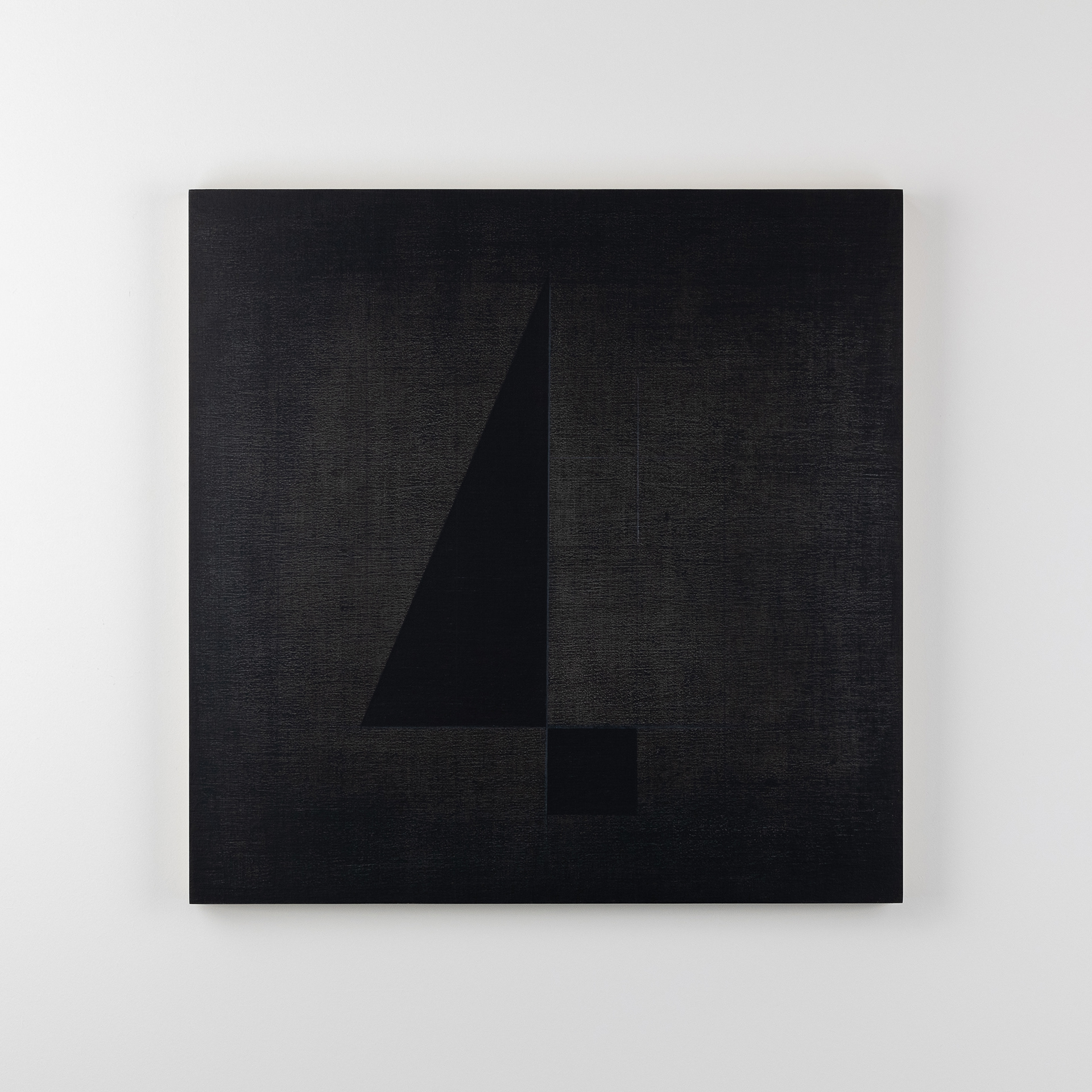 WAAK boet bid, olieverf en potlood op multiplex, 44 x 44 cm