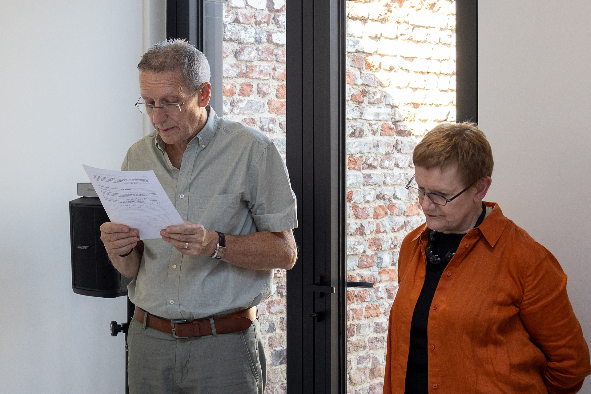Duo expositie bij kunsthuis R121 in Ieper (B), september 2025