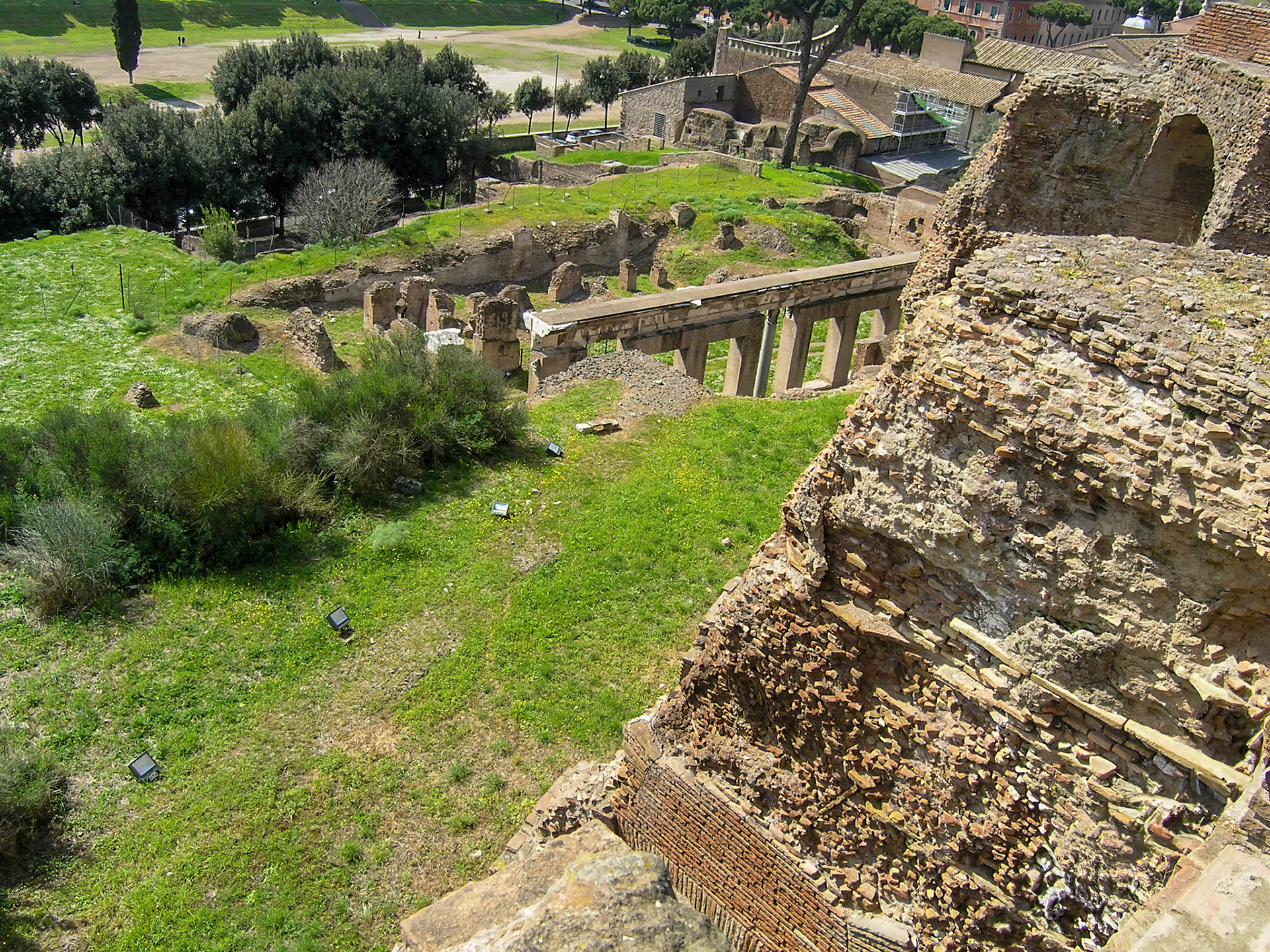 The ruins of the Paedogogium