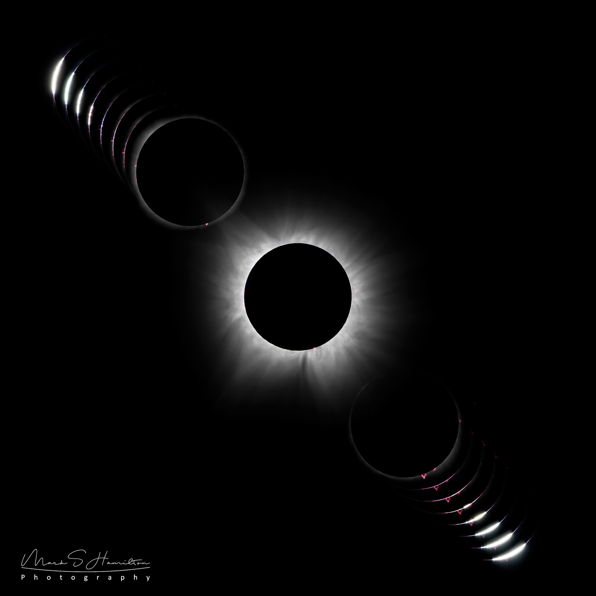 Entry and Exit to Totality (Conway, AR)