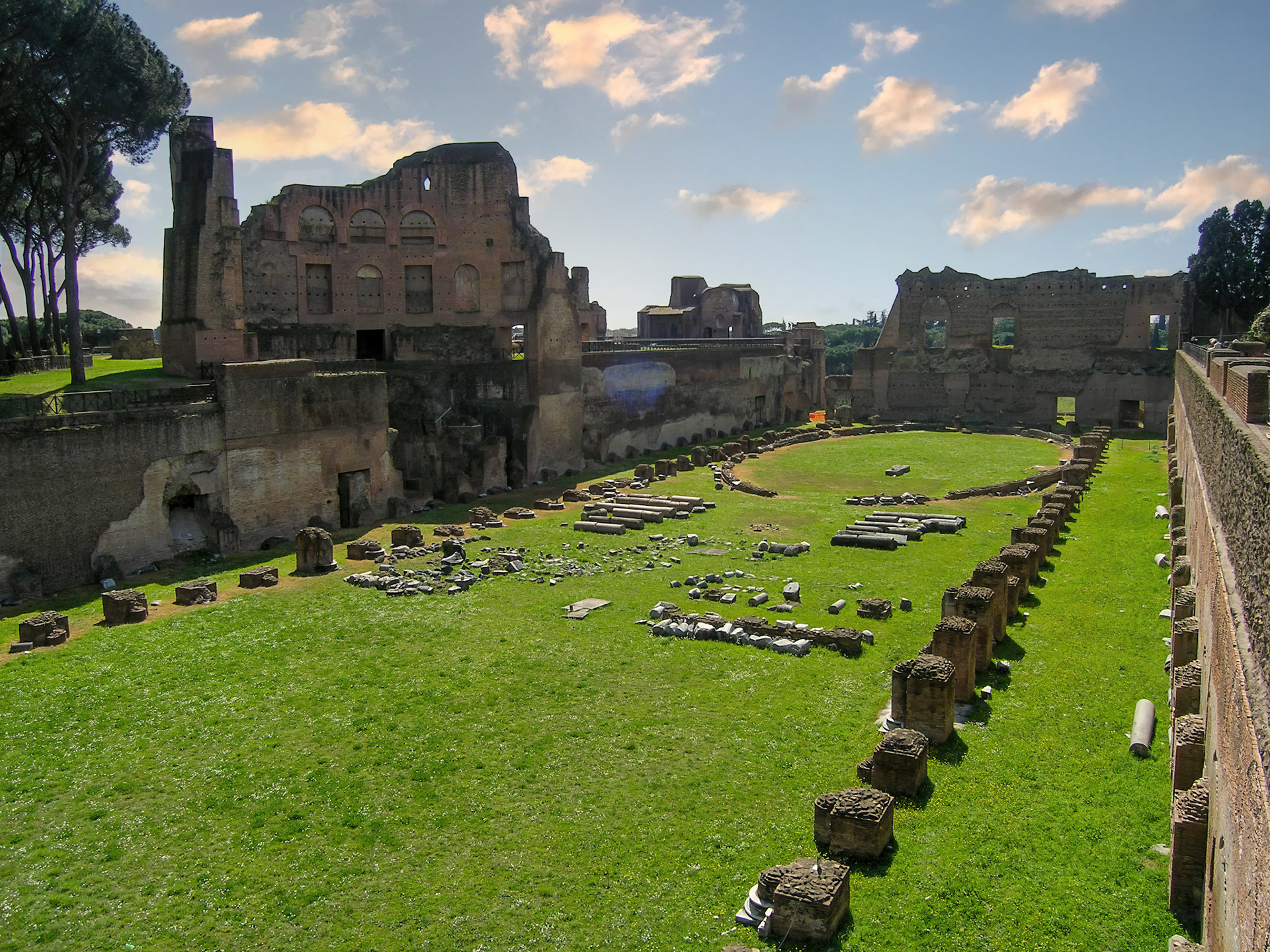 Stadium of Domitian on Palatine Hill