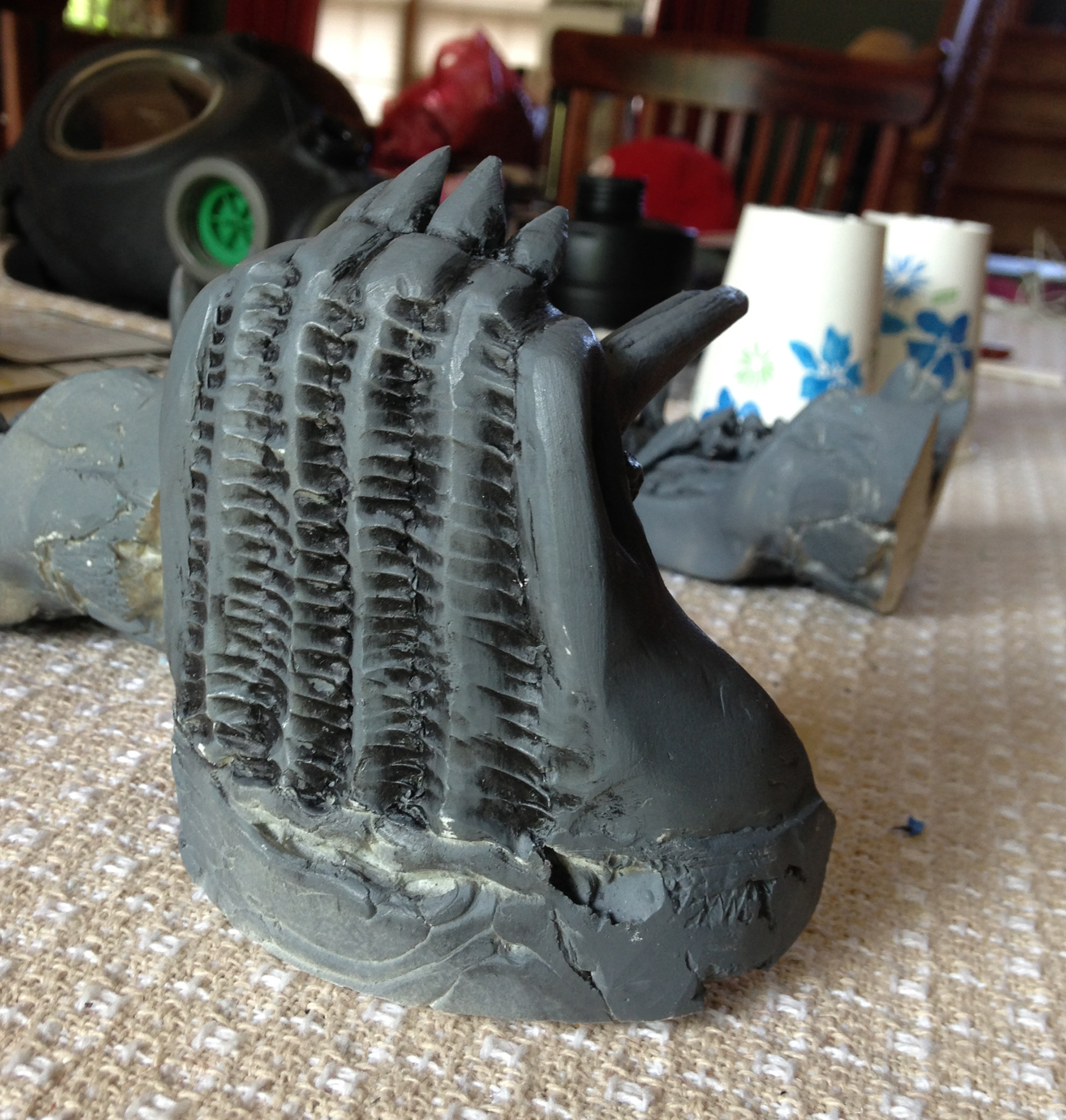 Jaw primed for painting