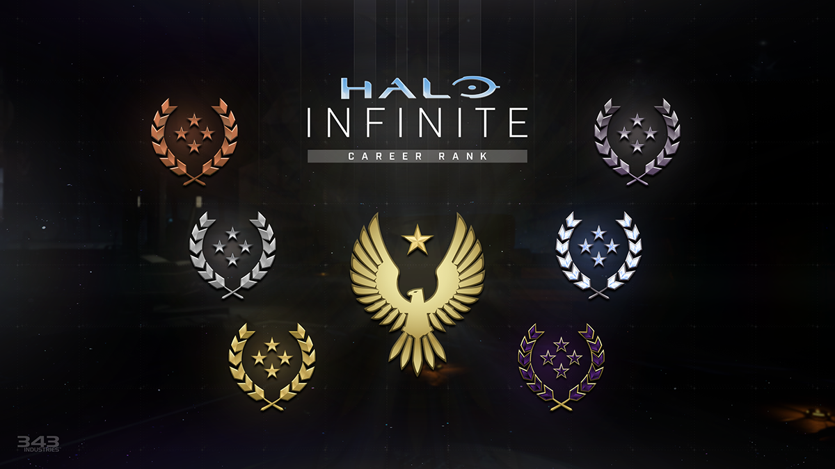 Halo Ranking CJ Ramos - Halo Infinite Career Rank (UI Art)