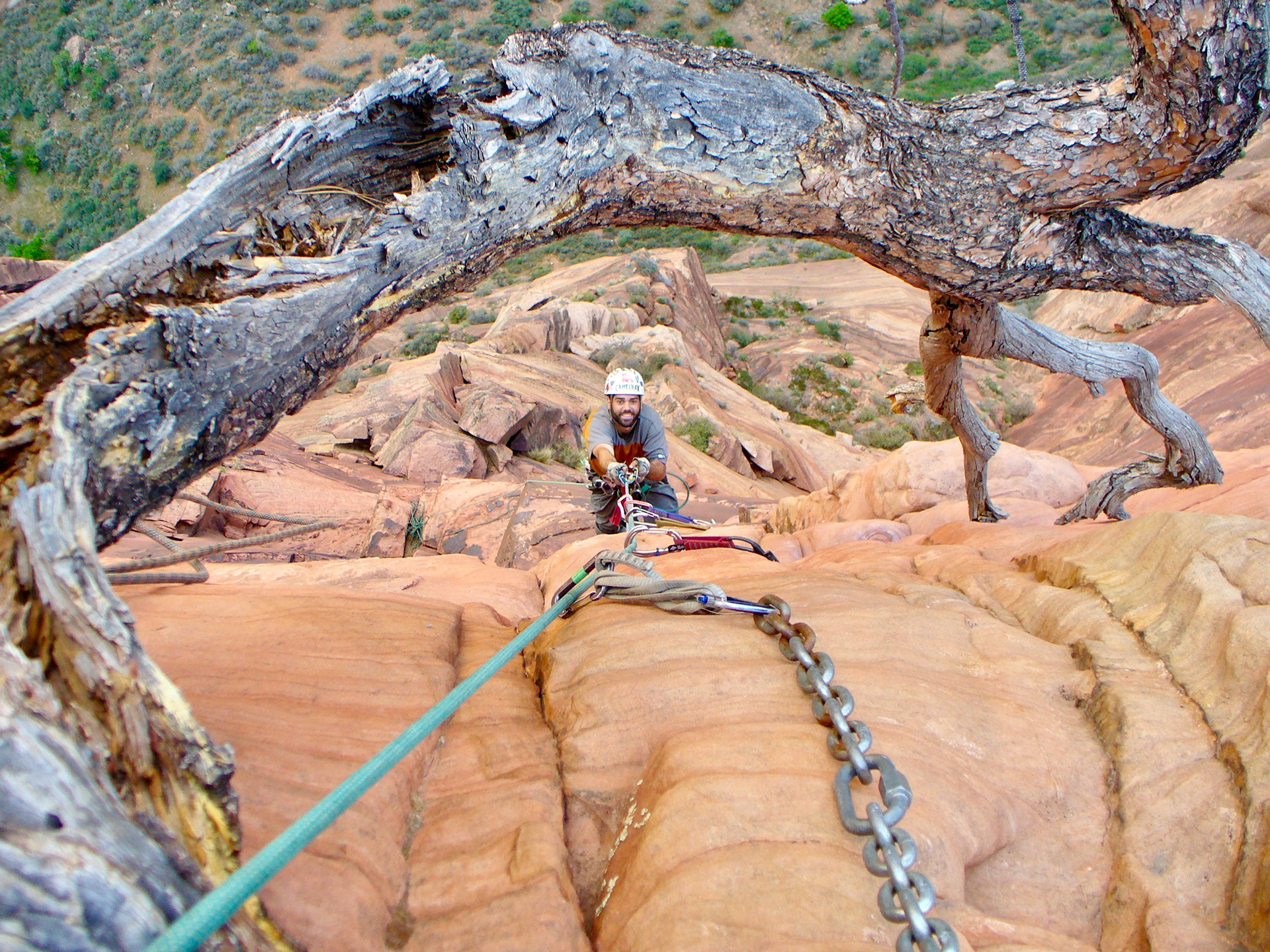 Sheer Lunacy, Zion NP - Photo Credit: Aaron Scruggs