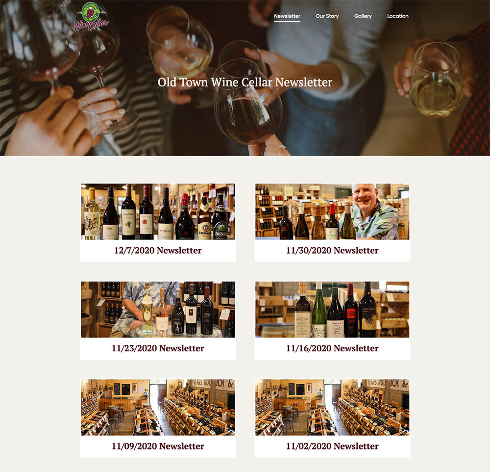 Newsletter Page