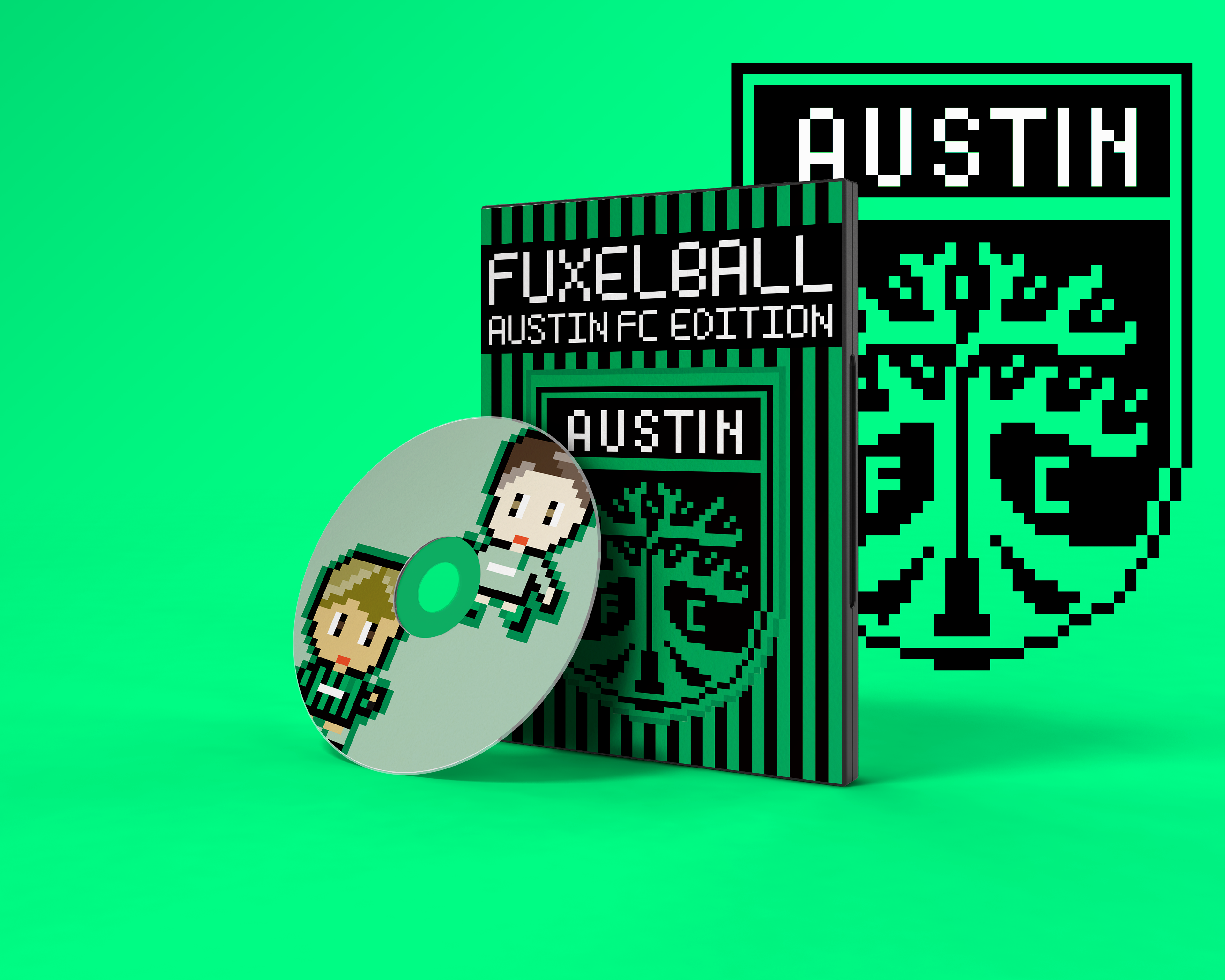 Design of the custom game disc and case.
