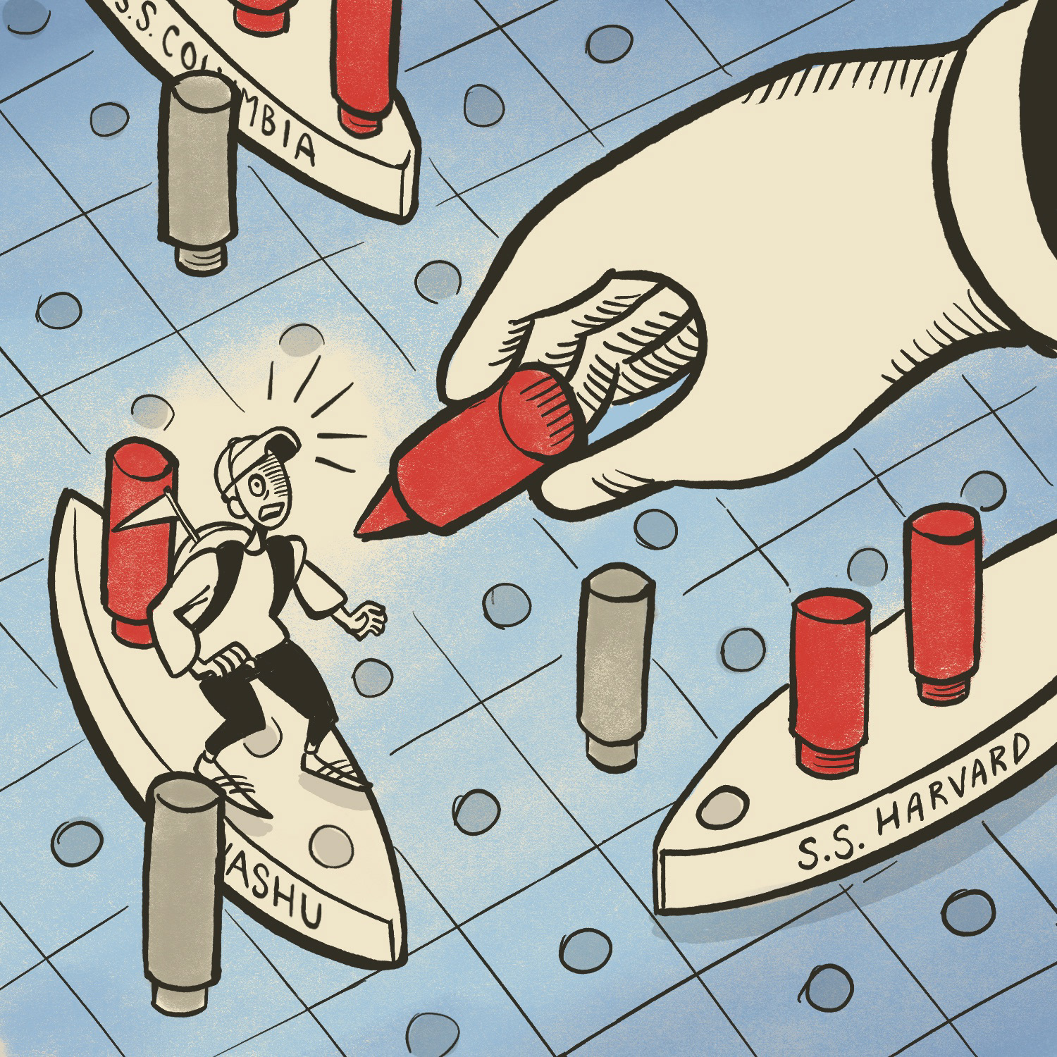 So you’re starting college during ‘unprecedented times’ (2026 MCMA Award Winner - First Place, Division 1 Yearbook/Magazine Illustration/Infographic)