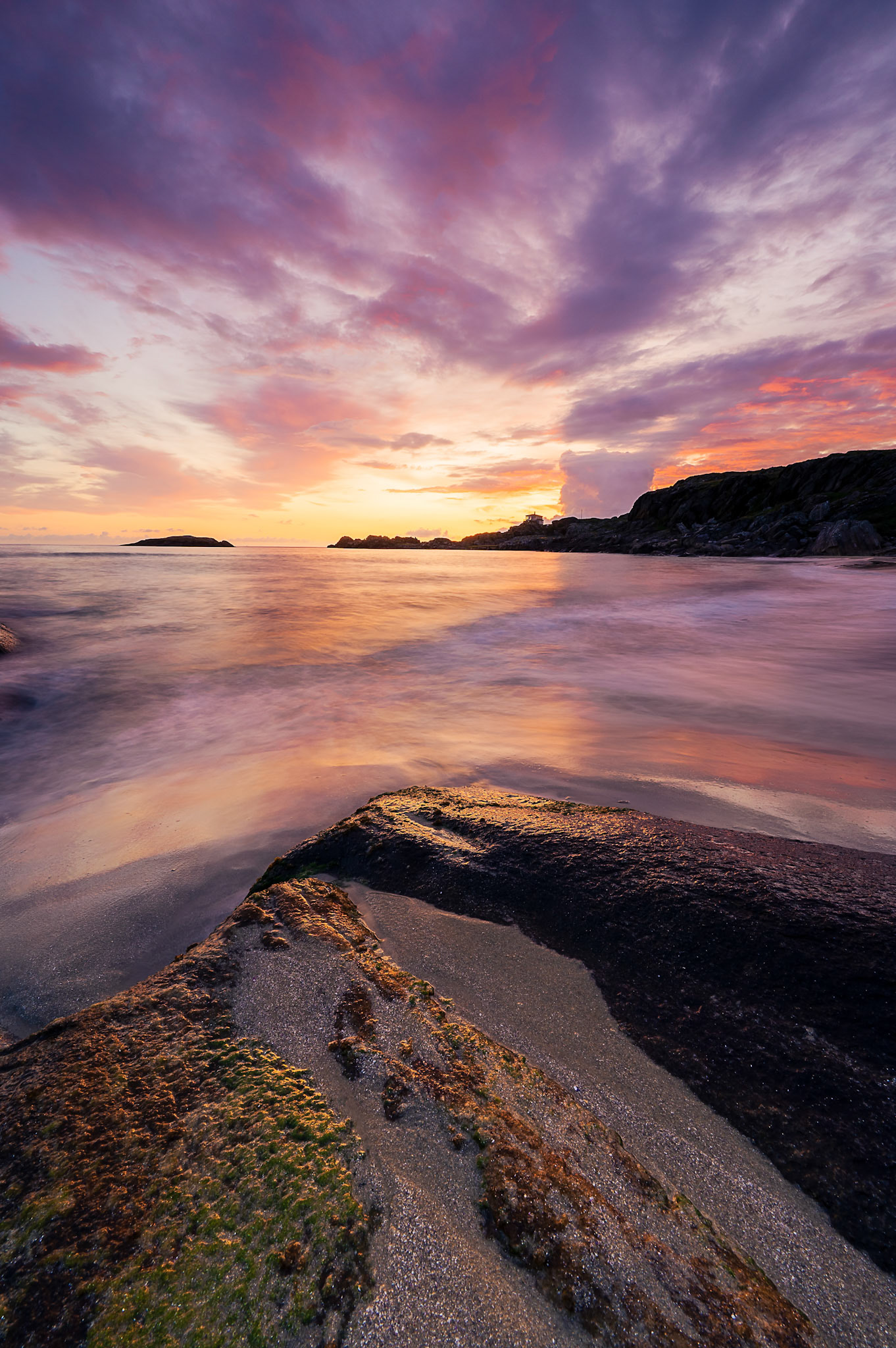 Scenic sunset