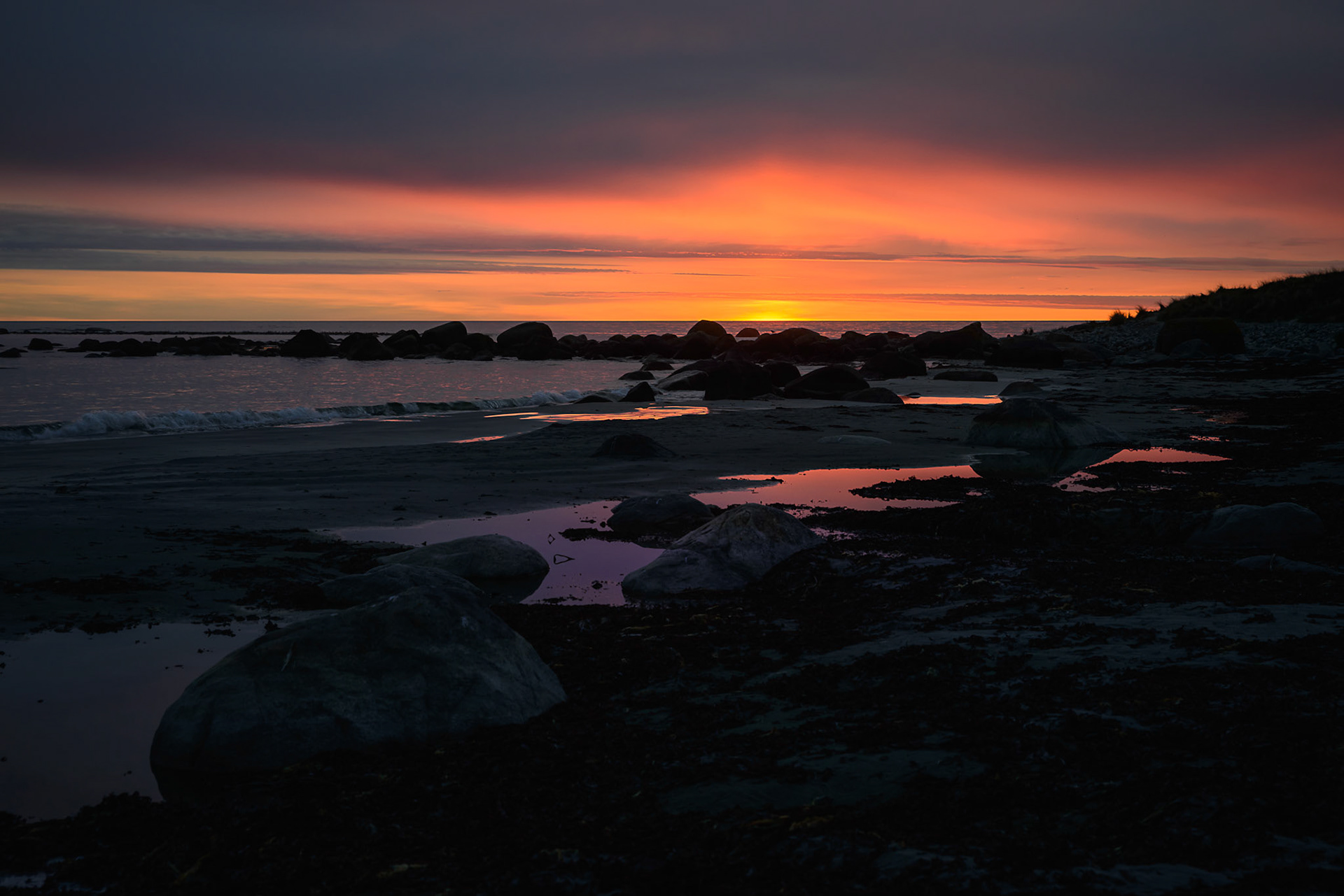 Sunset @ Naerland beach 3
