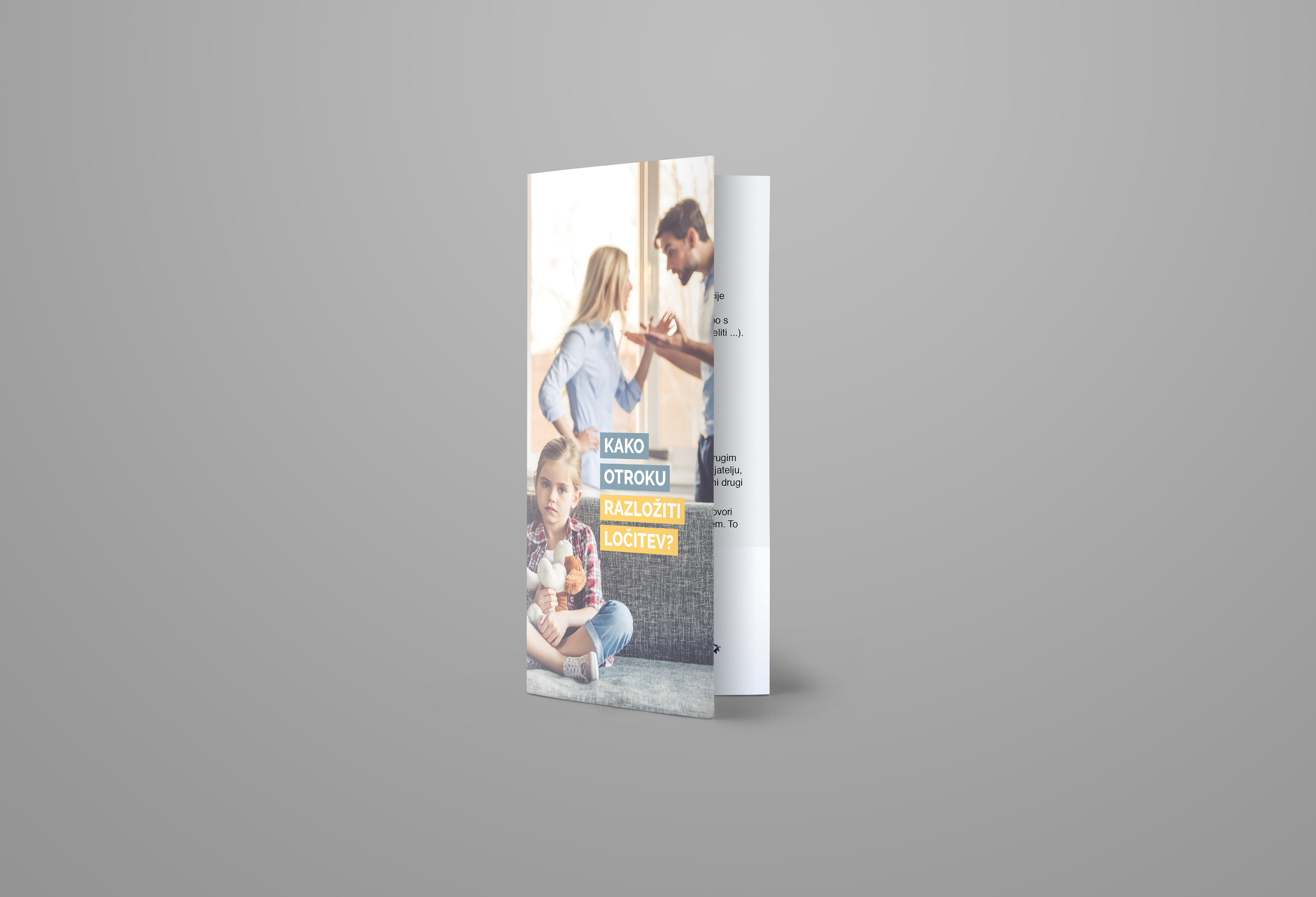 Oblikovanje zloženke Svetovalni center (2020).