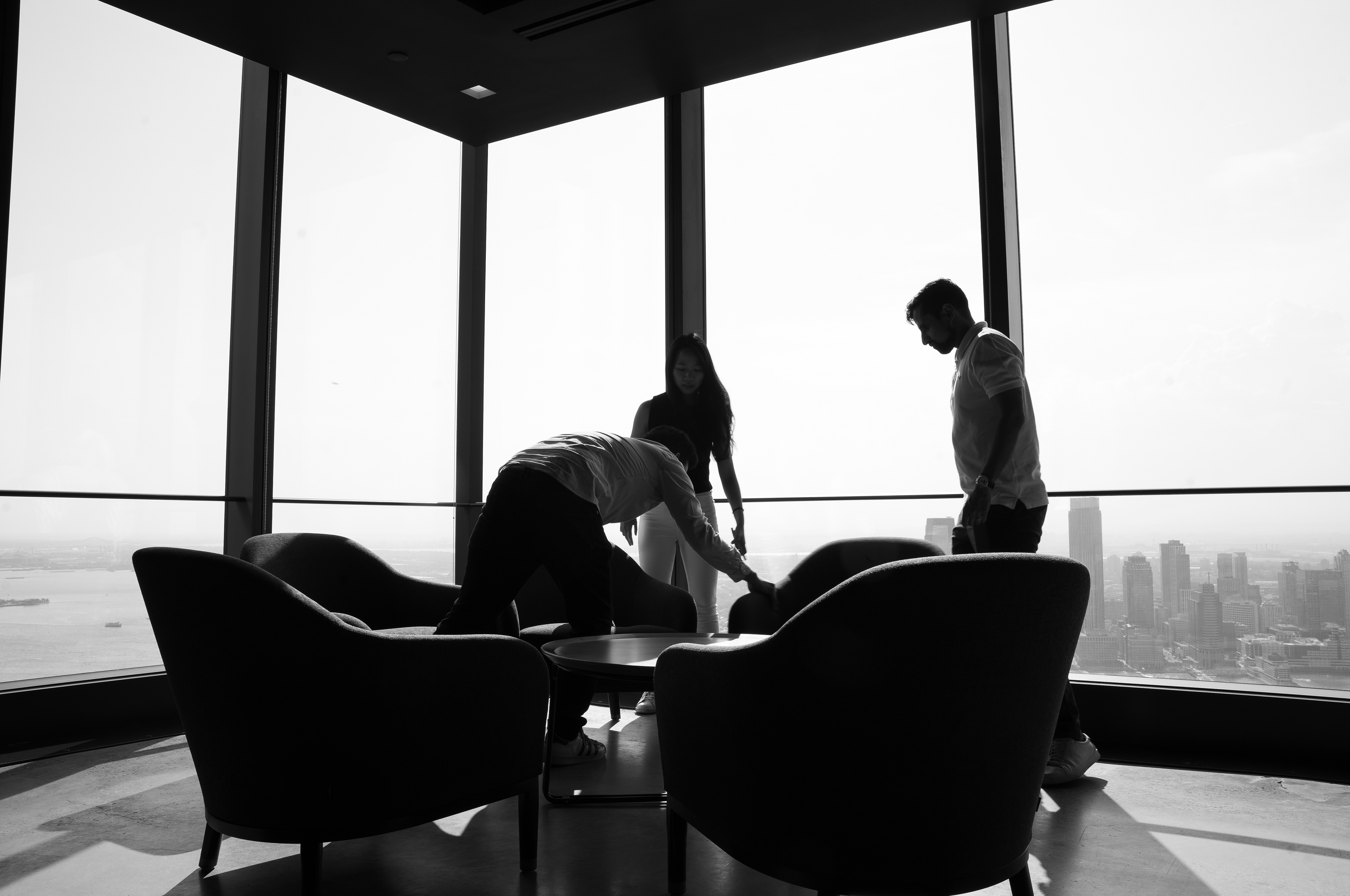 Team Meeting by the Hudson