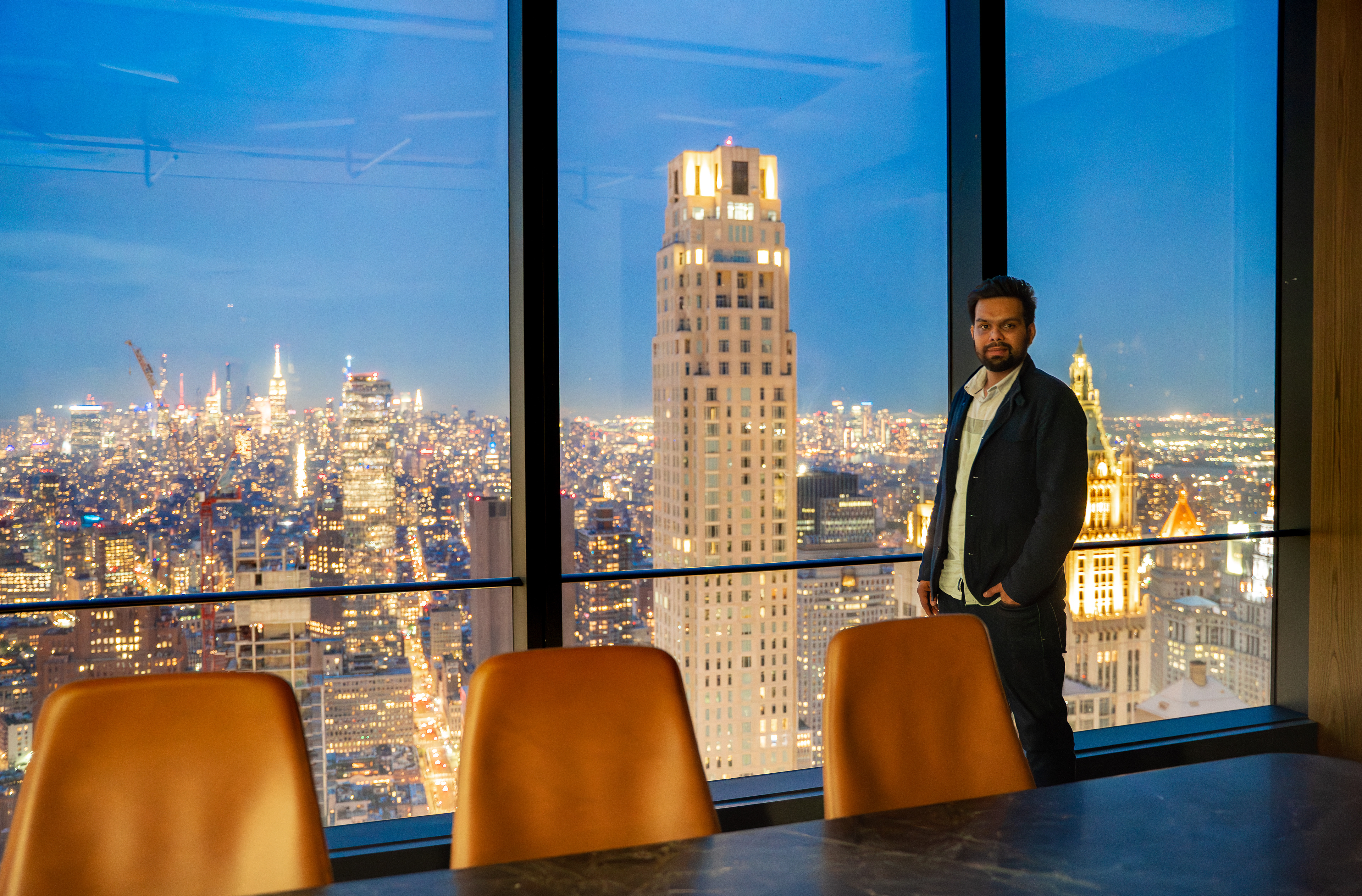 Shubham in Bower Boardroom