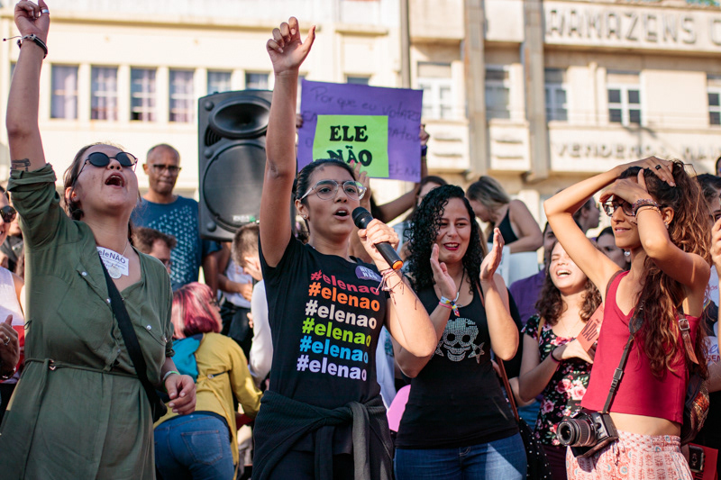 Protests against Jair Bolsonaro's candidacy. September 29th, 2018