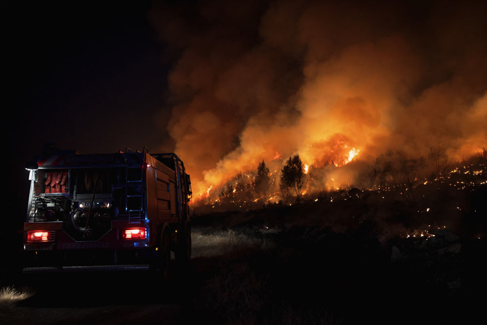 Wildfires in Vila Real, August 2025, Portugal