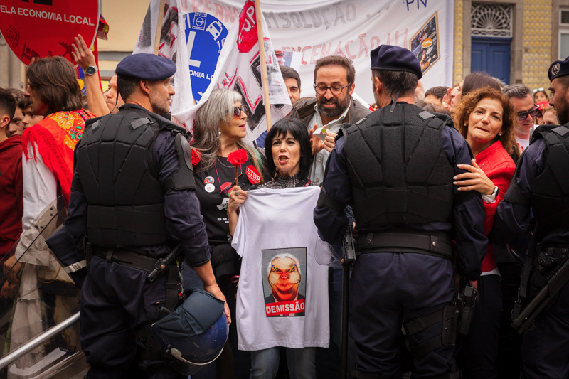 "Todos por Portugal" protest, in Porto, on April 23rd, 2023