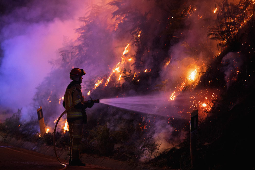 Wildfires in Vila Real, August 2025, Portugal
