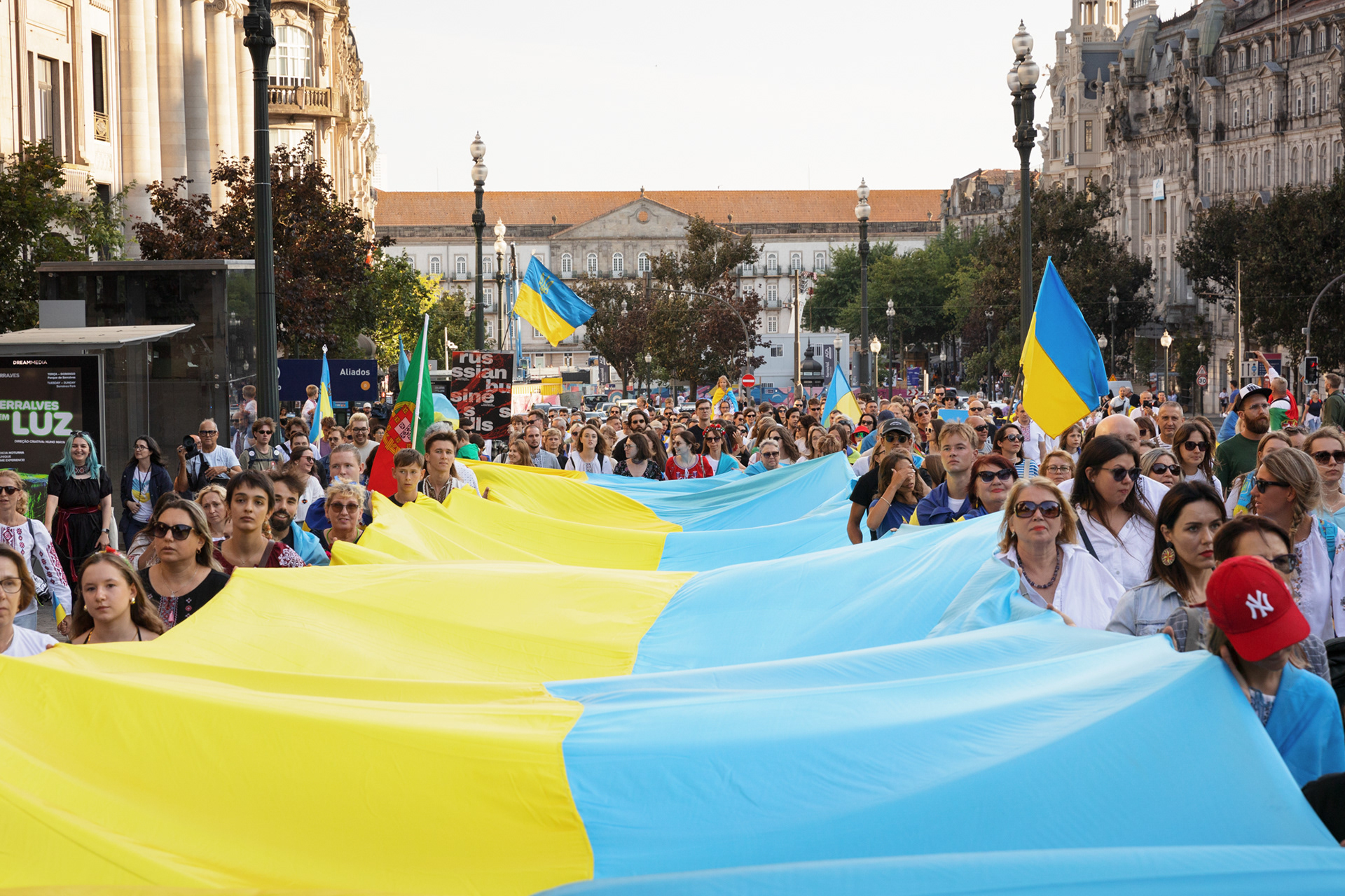 Independence Day of Ukraine celebration in Porto. August 24th, 2024