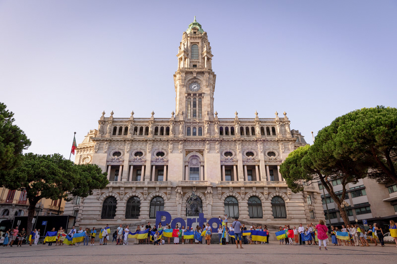 Independence Day of Ukraine celebration in Porto. August 24th, 2023