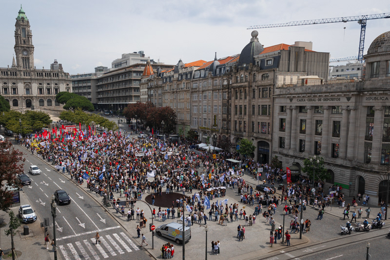Teacher's protests. Porto, June 6th, 2023