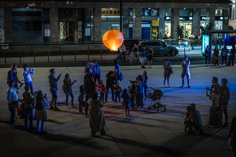 Protest: dozens of people celebrated São João in Porto, amidst COVID-19 restrictions. June 23rd, 2021