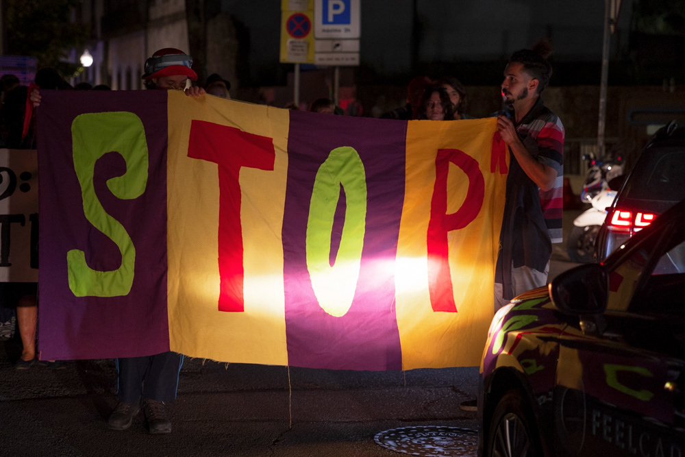 New round of protests against the STOP shopping mall closing, September 22nd, 2023