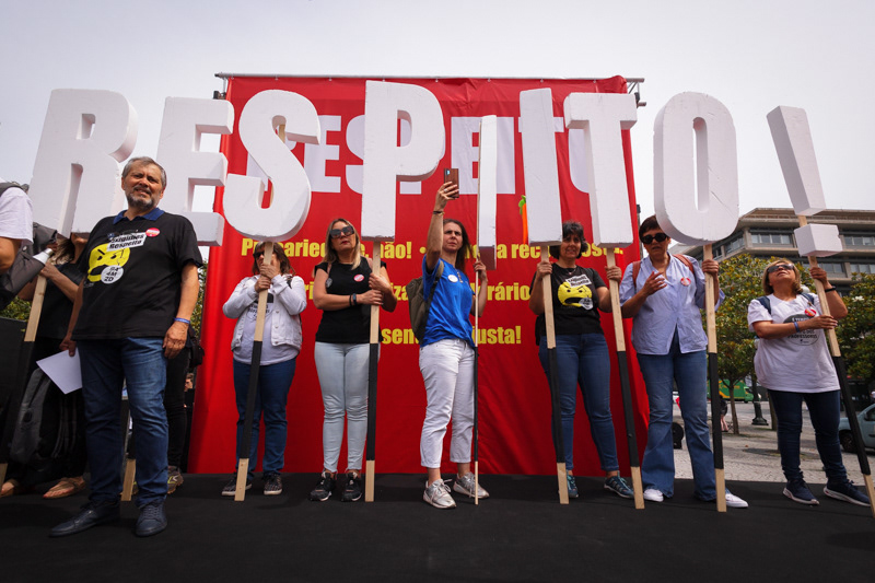 Teacher's protests. Porto, June 6th, 2023