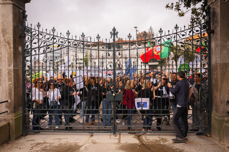 "Todos por Portugal" protest, in Porto, on April 23rd, 2023