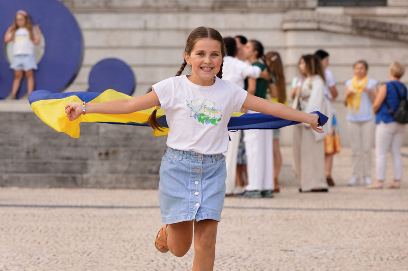 Independence Day of Ukraine celebration in Porto. August 24th, 2023