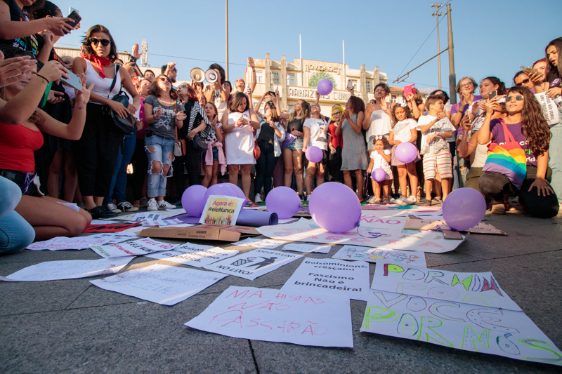 Protests against Jair Bolsonaro's candidacy. September 29th, 2018