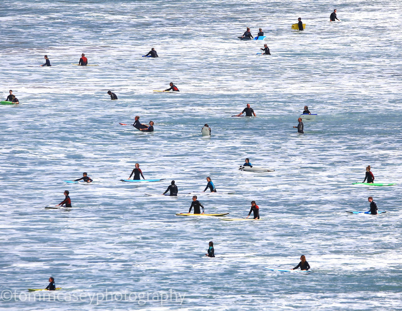 waiting for the surf