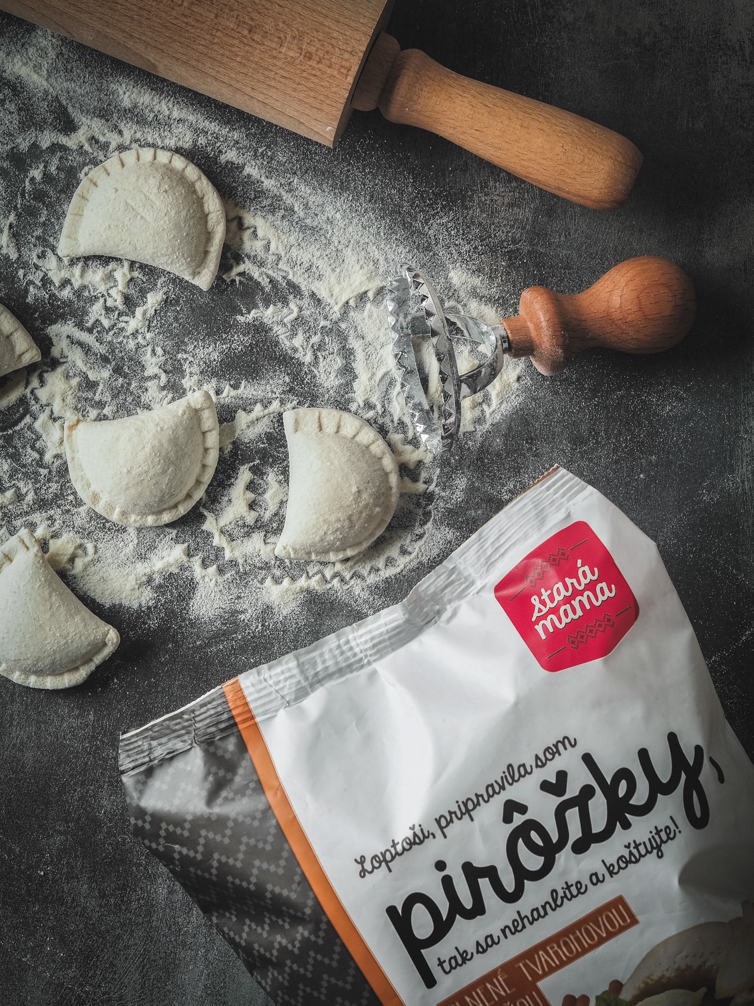 Mrazené pirohy - Pohľad zhora - Autor Jana Kollarova